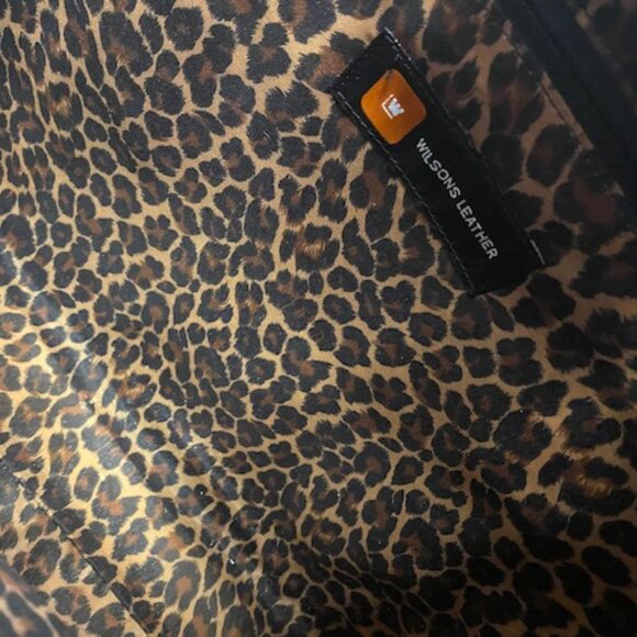 Wilson's Leather Executive Tote Bag /handbag /computer bag in Chocolate Brown - Picture 9 of 9